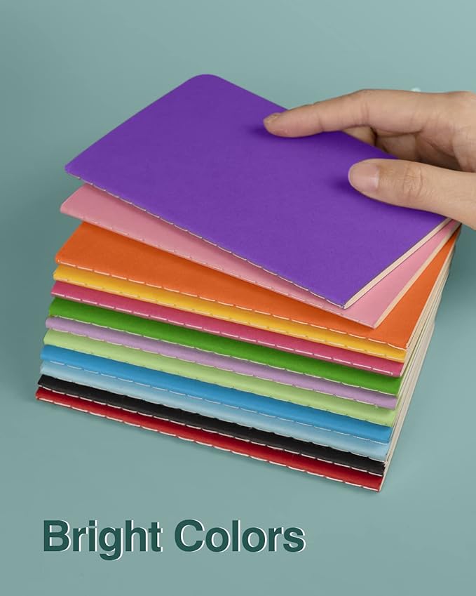 Lzerking Small Notebooks Bulk 3.5 x 5.5 Inches 36 Pack Mini Pocket Journal - Image 7