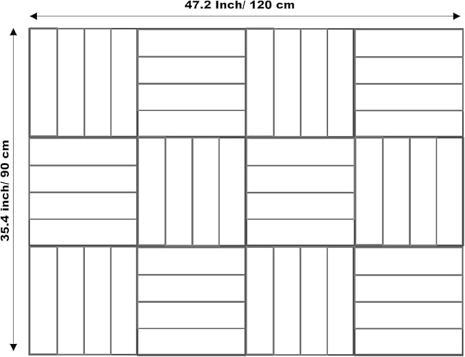 DECORITA Felt Wall Tiles | Large Cork Board Alternative | Aesthetic Felt - Image 3