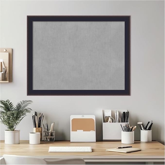 Amanti Art Black Framed Magnetic Board 21x27 Medium Vision Board - Image 7