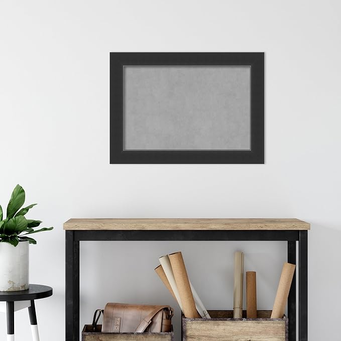 Amanti Art Black Framed Magnetic Board 21x29 Medium Vision Board - Image 5
