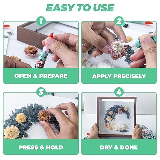 Super Glue Liquid Clear Glue for Wood Plastic Metal, Instant Superglue All - Image 7