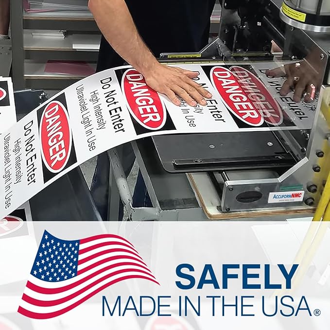 Custom OSHA Style Safety First Sign 10" x 14" Plastic Sign, Customizable "Your - Image 8
