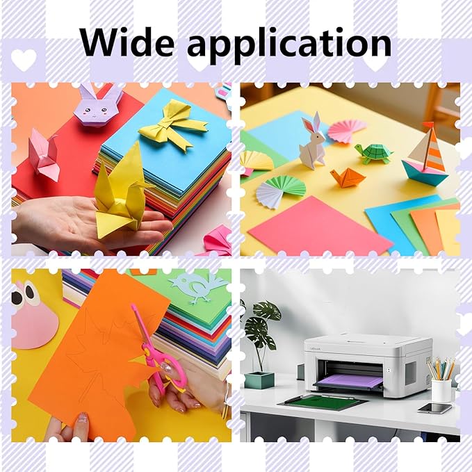 15 Sheets Purple Cardstock 12"x12", 250gsm/90lb Heavyweight Cover Cardstock - Image 7