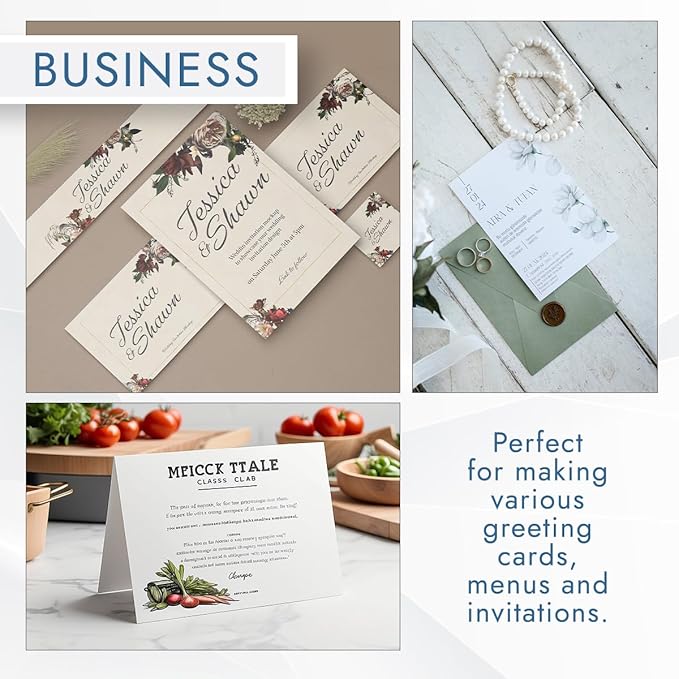 MOS White Cardstock Paper 8.5 x 11 Inch — Heavyweight Letter Size Card Stock - Image 6