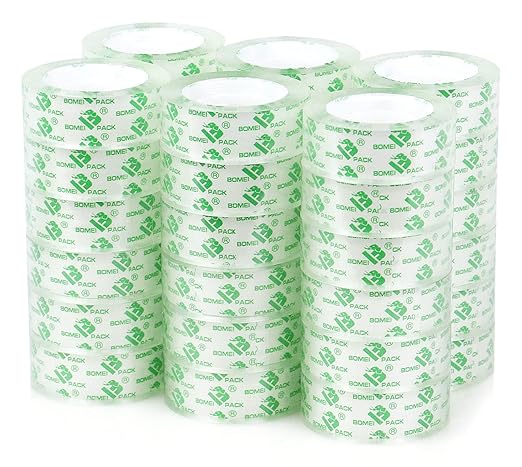 BOMEI PACK 36Rolls Crystal Clear Tape - Image 8