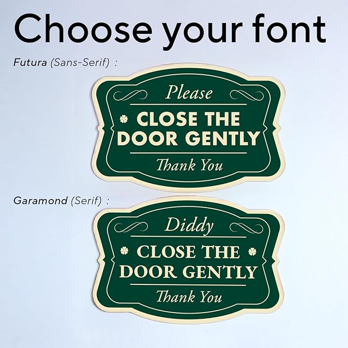 Personalized Aluminum Outdoor Metal Signs, Custom Green 14x10 Driveway Sign - Image 9