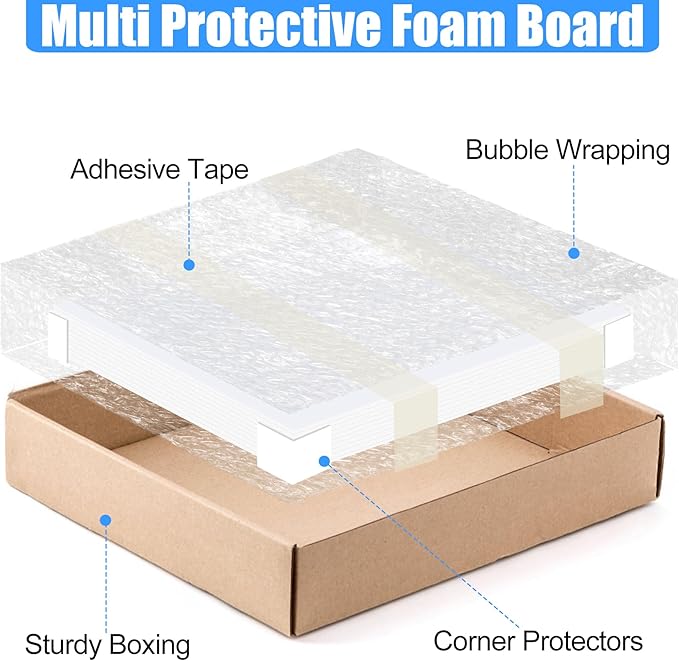 ToLanbbt 6 Pack White Foam Board, Displaying - Image 7