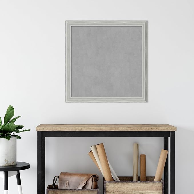 Amanti Art Silver Framed Magnetic Board 27x27 Medium Vision Board - Image 5