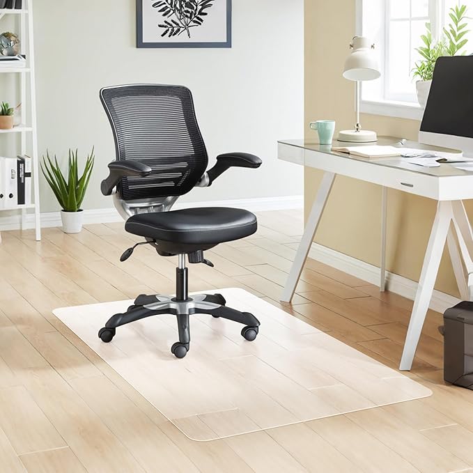 Office Chair Mat for Hardwood Floor, 1/8" Thick 53"x 45" Crystal Clear Hard - Image 7