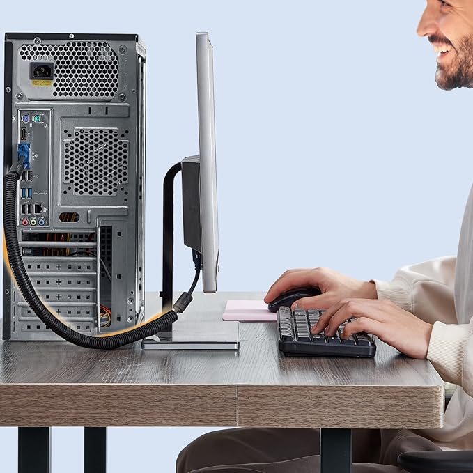 YCLYC Split Wire Loom 1/4 Inch, 25FT Wire Protector Tubing - Image 8