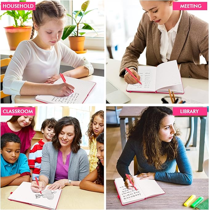 feela 12 Pack Notebooks Journals Bulk, Hardcover Notebook Classic Ruled Lined - Image 7