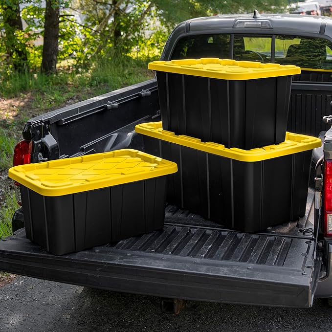 Sterilite 4-Pack Industrial Tote, Plastic Storage Container Bins - Image 9