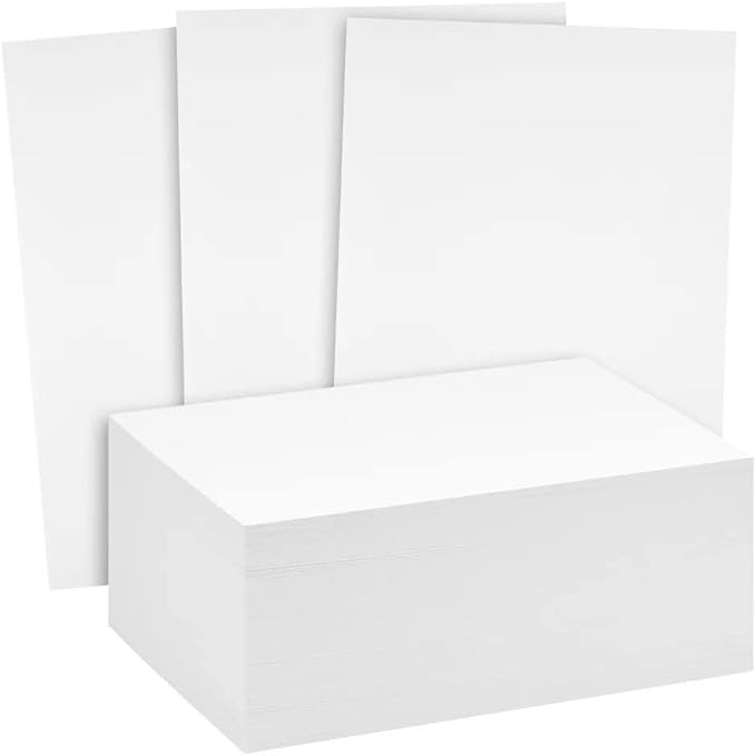 Reskid White Cardstock Thick Paper - Image 2