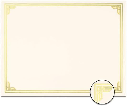 PaperDirect Purple on White Classic Specialty Certificates, 8½ x11, Foil Accents - Image 3