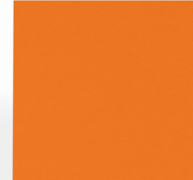 LUXPaper 8.5" x 11" Paper | Letter Size | Mandarin Orange | 80lb. Text | 250 Qty - Image 7