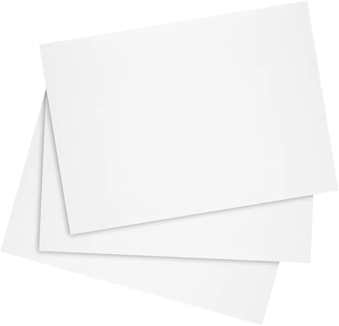 Reskid 100 Pack of Thick Heavyweight Index Cards on 80lb Card Stock - Image 3