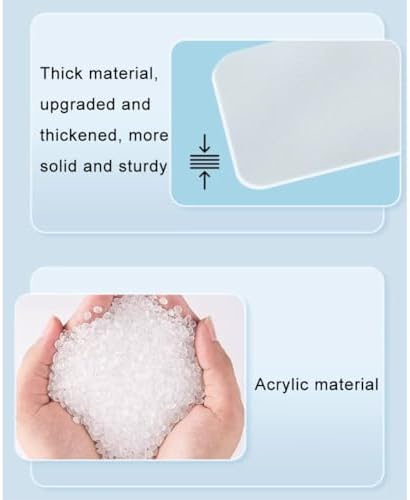 Acrylic Frosted Privacy Screen Divider, Portable Desk Panel - Image 4