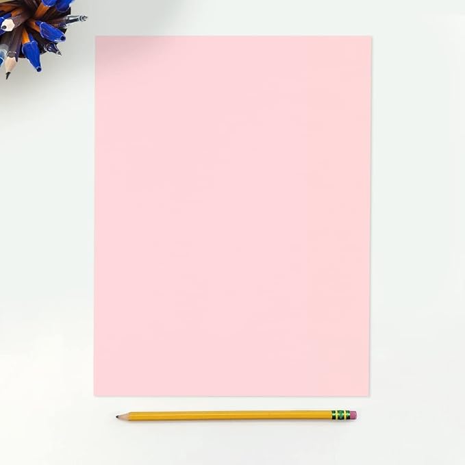LUXPaper 8.5" x 11" Paper | Letter Size | Candy Pink | 80lb. Text | 500 Qty - Image 3