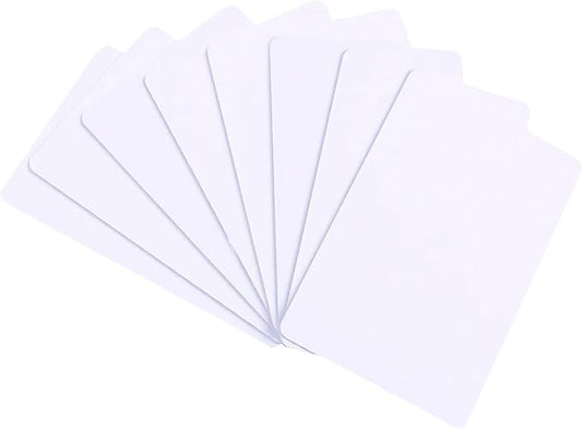 25 Pack - Premium Blank PVC Cards by Klmnduo