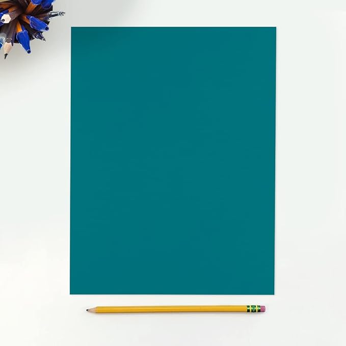 LUXPaper 8.5" x 11" Paper | Letter Size | Teal | 80lb. Text | 500 Qty - Image 3