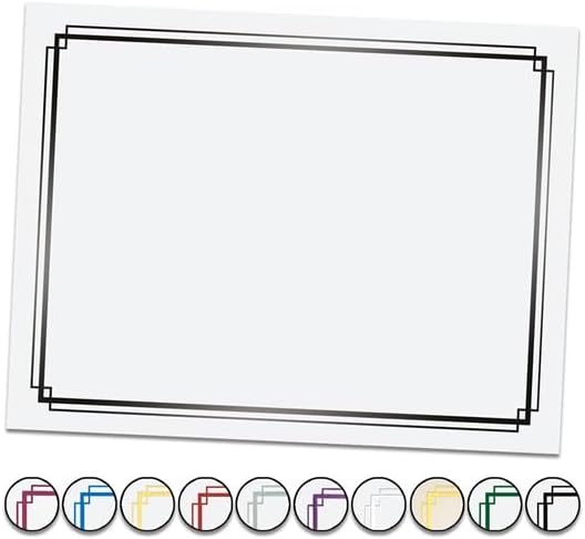 PaperDirect Foil Elegance Specialty Certificates, 50 Sheets of 38lb White Paper - Image 4