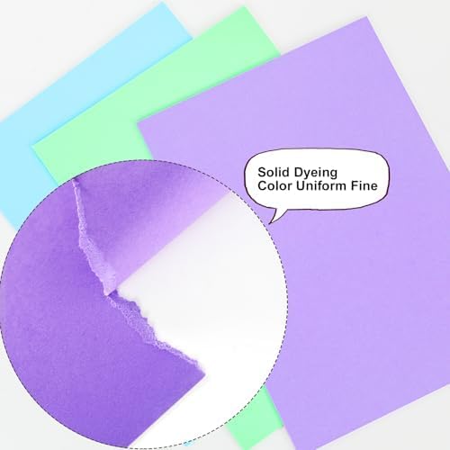 Black Cardstock Bulk 40 Sheets 8.5 x 11 Inches, 180GSM/65LB Colored Card Stock - Image 5