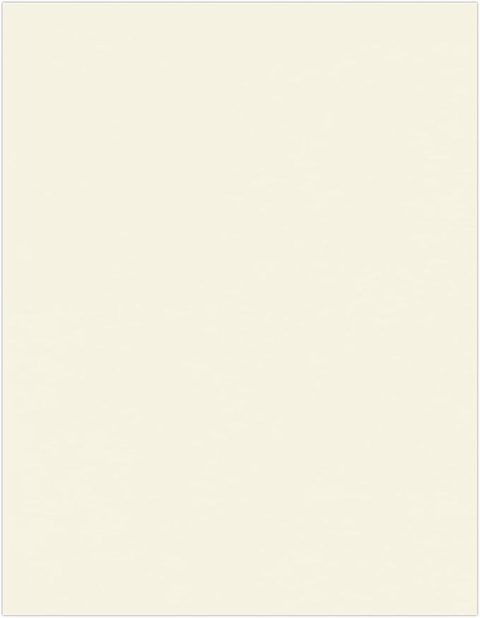 LUXPaper 8.5" x 11" Classic Crest Paper | Letter Size | Baronial Ivory | 24lb. by LUXPaper