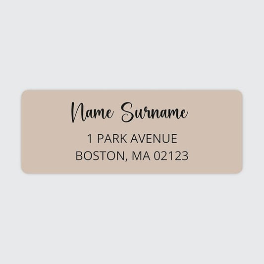 Dotty about Paper Personalized Beige Colorblock by DottyAboutPaper