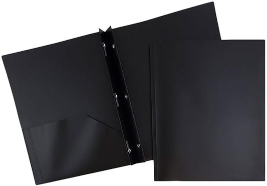 JAM PAPER Plastic 2 Pocket POP Folders by JAMPaper