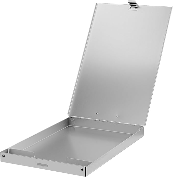 ZCZN Aluminum Clipboard with Storage, 4 Pack Recycled Metal Clipboard Box - Image 4