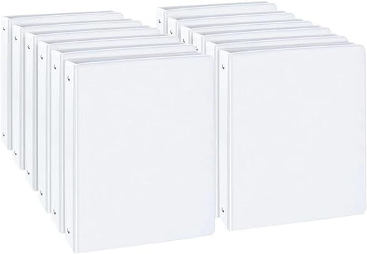 CIXILDTS 1-inch Round Ring Binder, Standard 3 Ring Binder Fit Letter Size Paper by CIXILDTSOffice