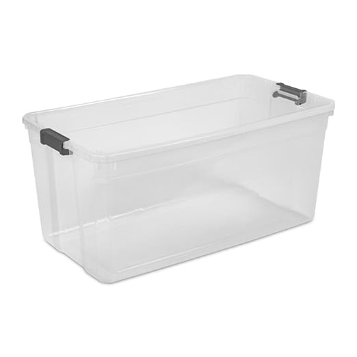 Sterilite 9-Pack Modular Stacker Box, Durable Clear Plastic Storage Bins - Image 9