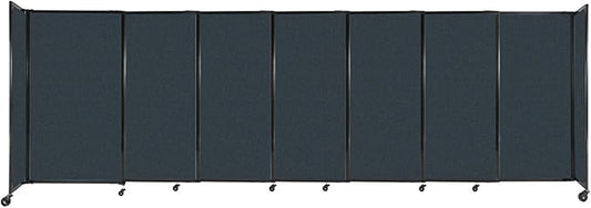 Versare Straightwall Sliding Portable Wall Partition | Freestanding Office by VERSARE