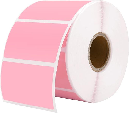 MUNBYN 2.25"x1.25" Thermal Sticker Labels, 1000 Sheets/Roll by MUNBYN