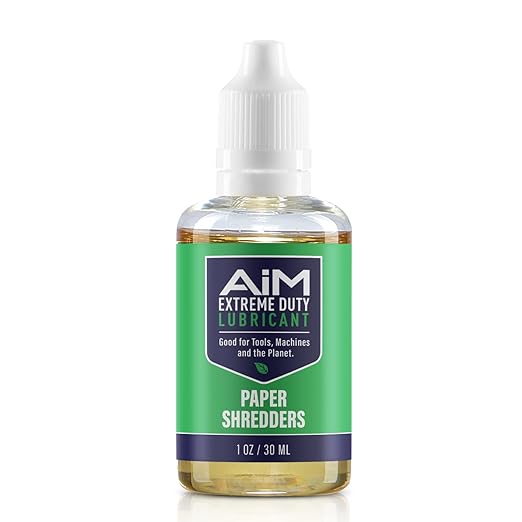 PlanetSafe Lubricants AiM Paper Shredder Oil/Lubricant - 1 oz - Reduces by PlanetSafeLubricants