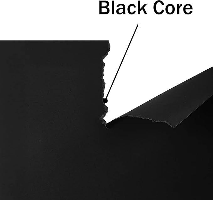 50 Pack Black Cardstock 8.5 x 11, Goefun 65lb Card Stock Printer Paper - Image 3