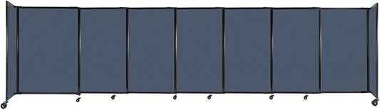 Versare Straightwall Sliding Portable Wall Partition | Freestanding Office by VERSARE