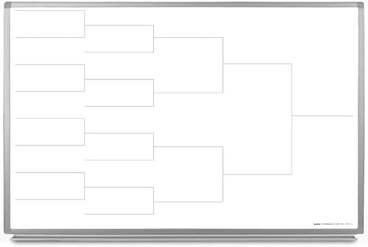 12 Team Bracket Whiteboard 60" x 40" by CreativeSafetySupply
