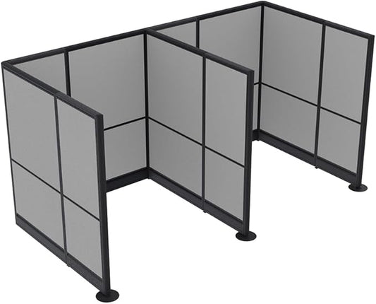 2 Person Workstation Wall Partition | Cubicle Workstations | Privacy Office by SKUTCHIDesignsInc
