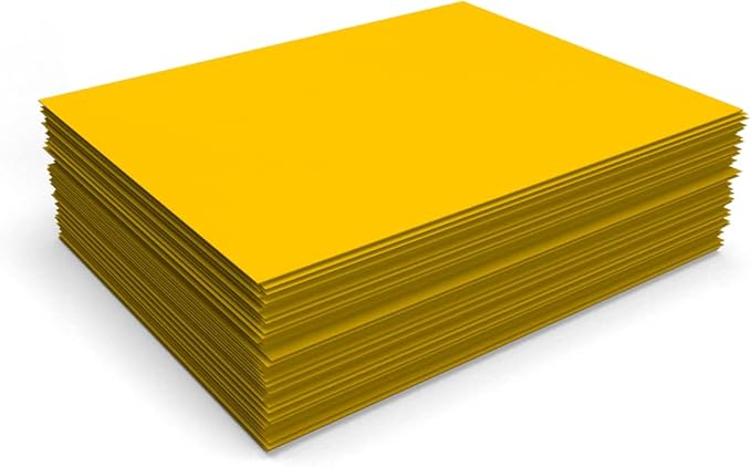 LUXPaper 8.5" x 11" Paper | Letter Size | Sunflower Yellow | 80lb. Text | 250 - Image 4