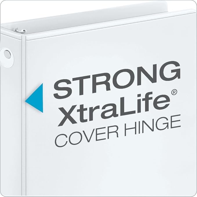 Cardinal Economy 3-Ring Binders, Round Rings, Holds 350 Sheets, Carton of 12 - Image 3