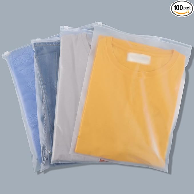 Svaldo Clothes Packaging Bags, Thick Plastic Apparel Bag by Svaldo