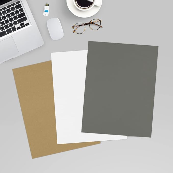 LUXPaper 8.5" x 11" Paper | Letter Size | Smoke Gray | 80lb. Text | 1, 000 Qty - Image 6
