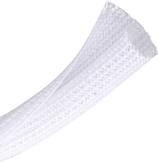 CrocSee 25ft - 1/2 inch Braided Cable Management Sleeve Cord Protector - by CrocSee