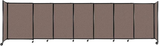 Versare Straightwall Sliding Portable Wall Partition | Freestanding Office by VERSARE