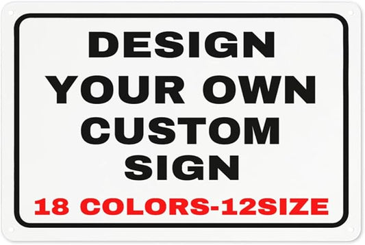 Custom Signs Outdoor Metal Personalized Signs by Custom