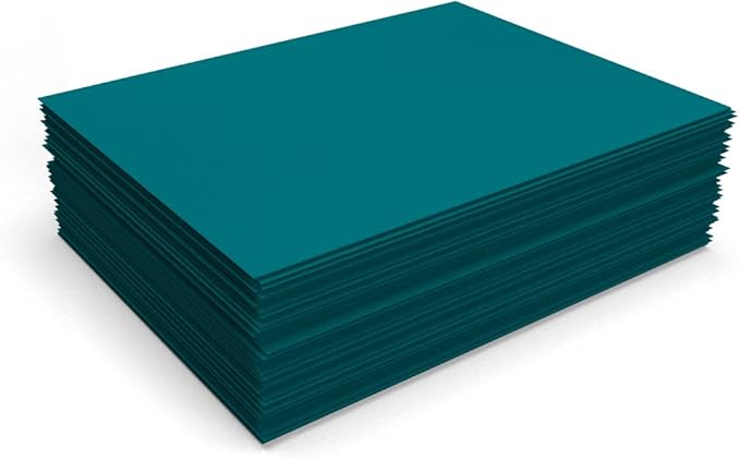 LUXPaper 8.5" x 11" Paper | Letter Size | Teal | 80lb. Text | 250 Qty - Image 4