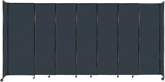 Versare Straightwall Sliding Portable Wall Partition | Freestanding Office by VERSARE