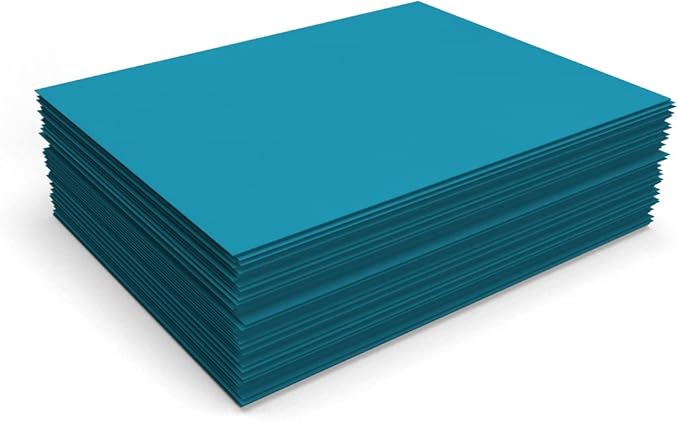 LUXPaper 8.5" x 11" Paper | Letter Size | Bright Blue | 60lb. Text | 500 Qty - Image 4