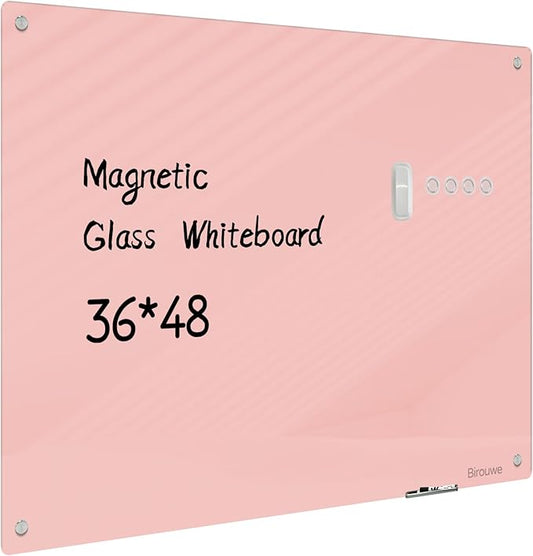 Magnetic Glass Whiteboard by Unknown